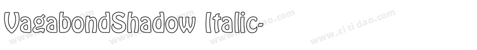 VagabondShadow Italic字体转换